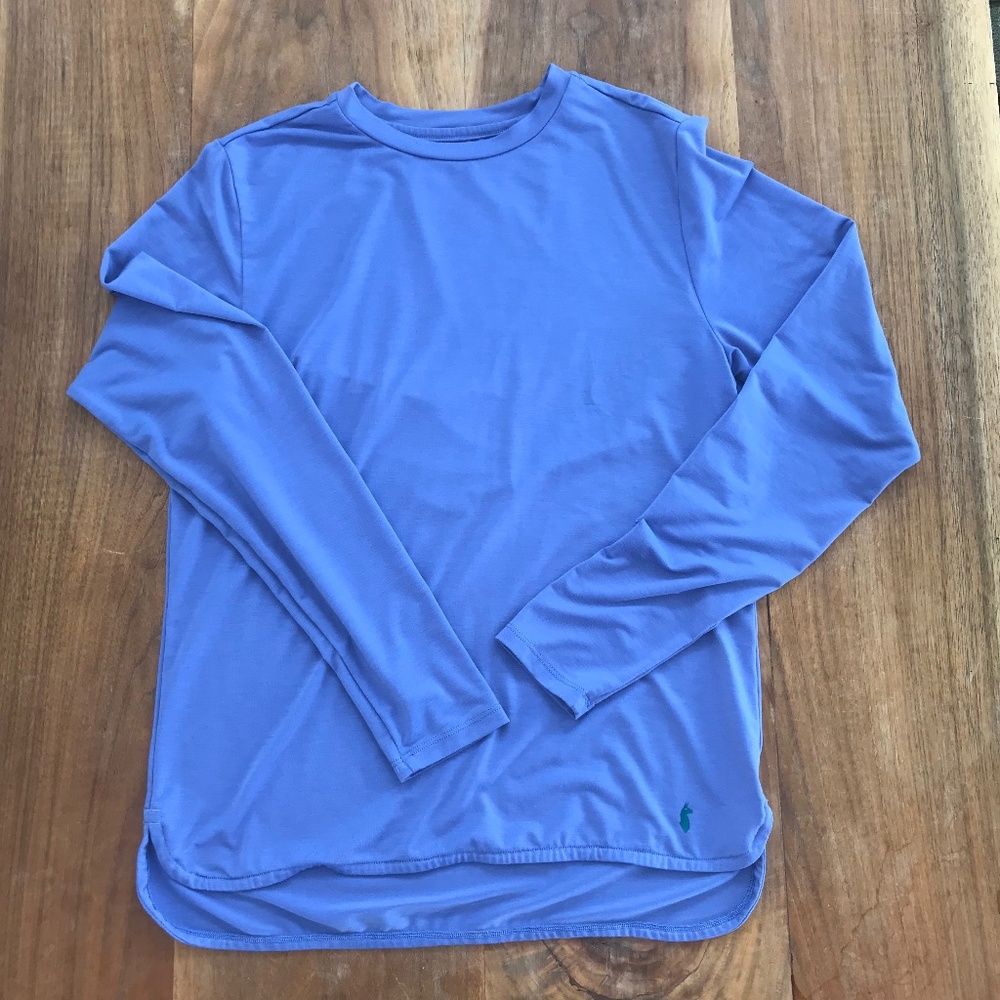 Cotopaxi, Periwinkle long sleeve tee, size medium